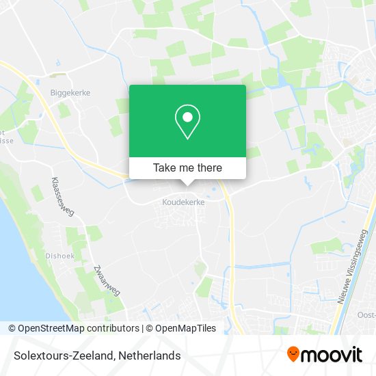 Solextours-Zeeland map