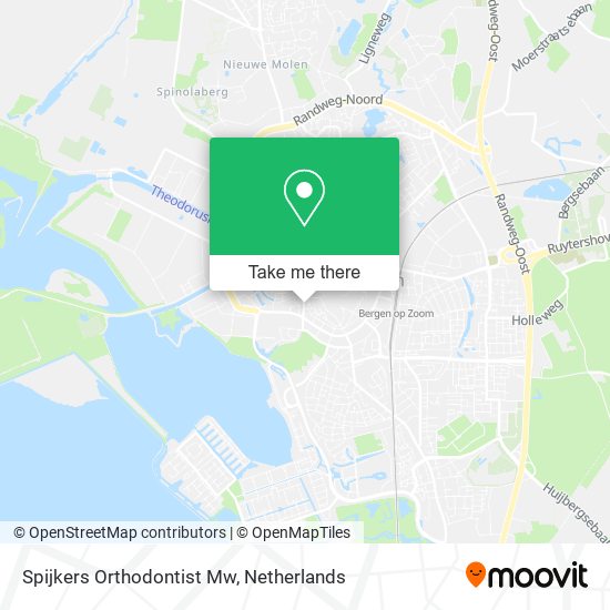 Spijkers Orthodontist Mw map