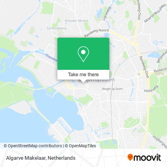 Algarve Makelaar map