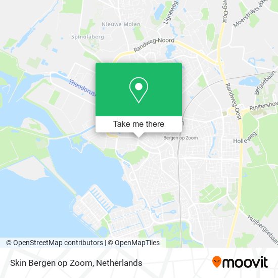 Skin Bergen op Zoom Karte