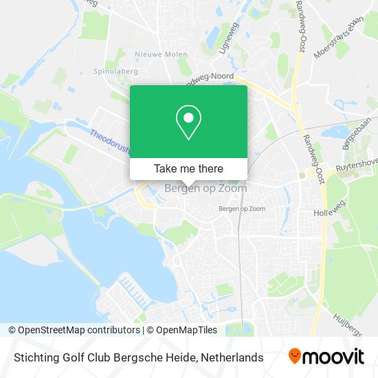 Stichting Golf Club Bergsche Heide Karte