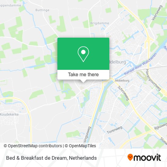 Bed & Breakfast de Dream map