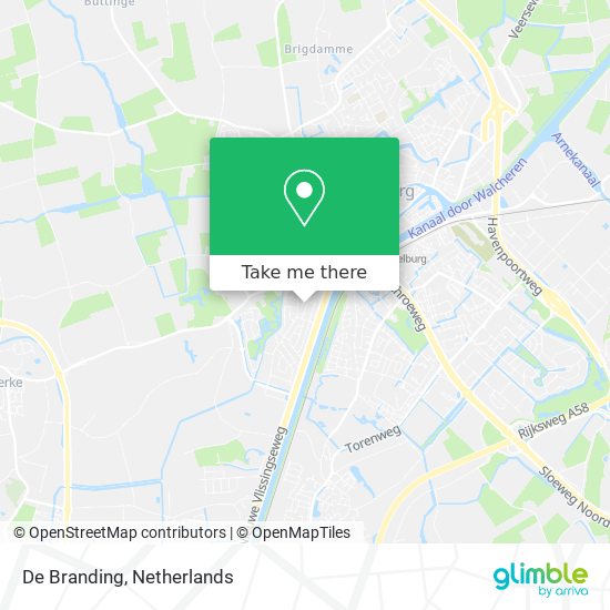 De Branding map