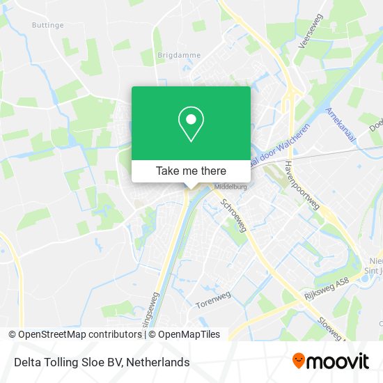 Delta Tolling Sloe BV map