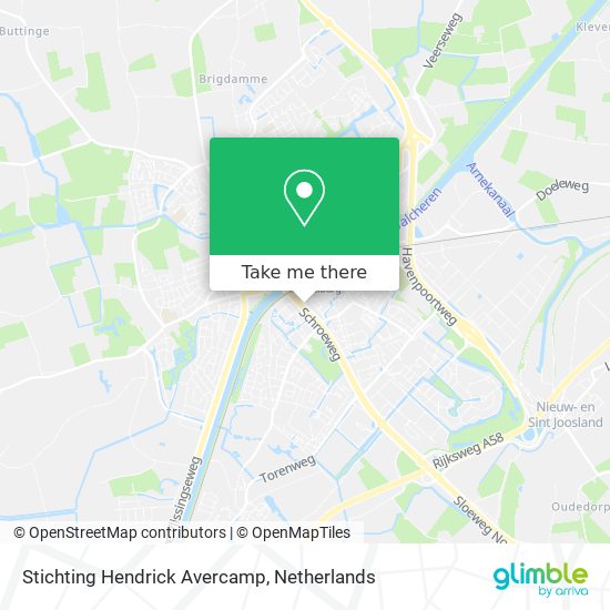 Stichting Hendrick Avercamp map