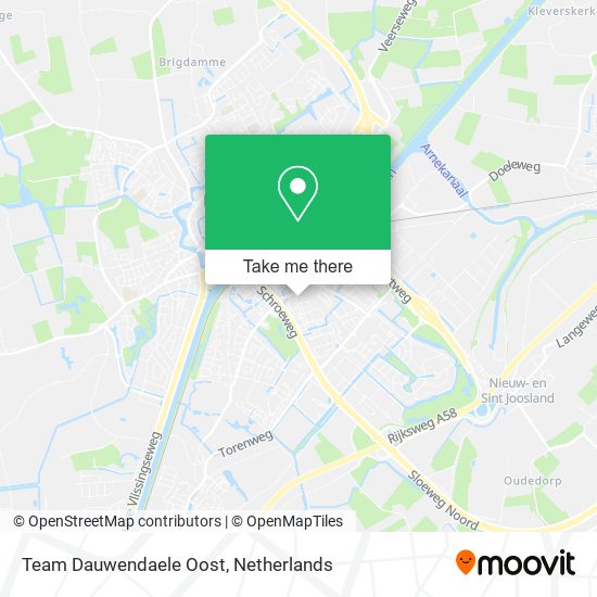 Team Dauwendaele Oost map