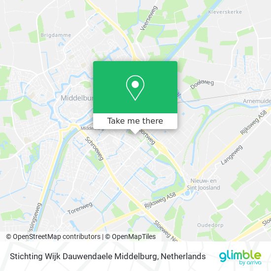 Stichting Wijk Dauwendaele Middelburg map