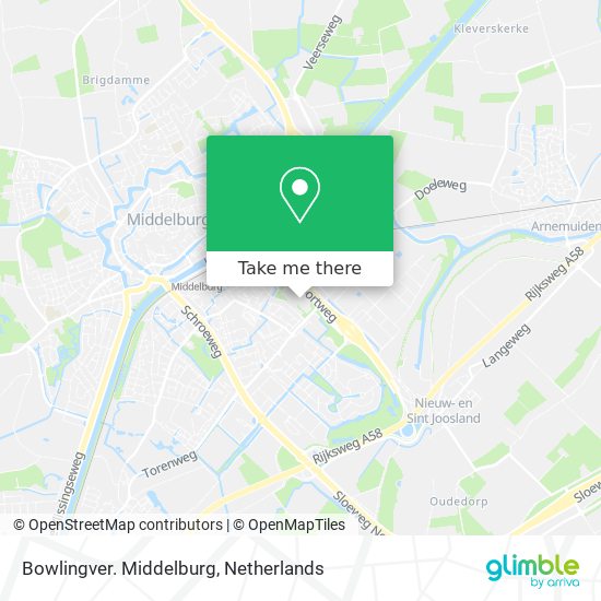 Bowlingver. Middelburg map