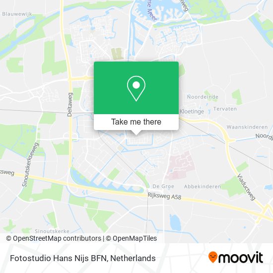 Fotostudio Hans Nijs BFN map