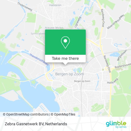 Zebra Gasnetwerk BV map