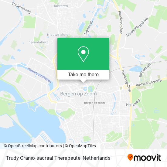 Trudy Cranio-sacraal Therapeute map