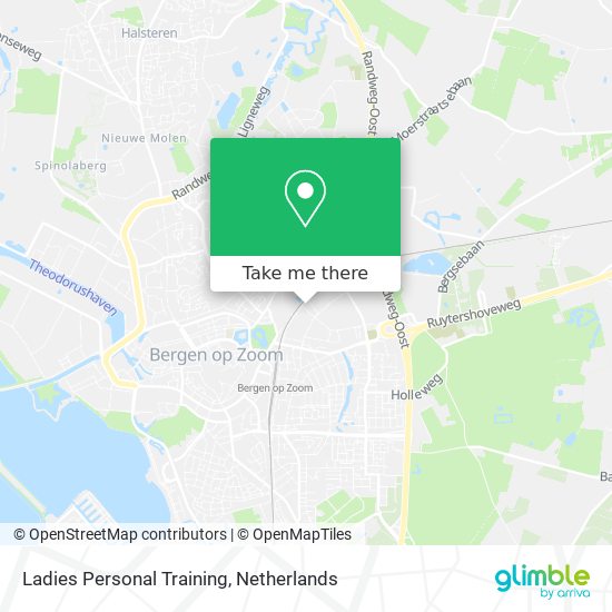 Ladies Personal Training map
