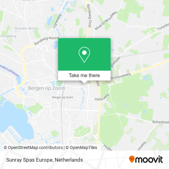 Sunray Spas Europe map