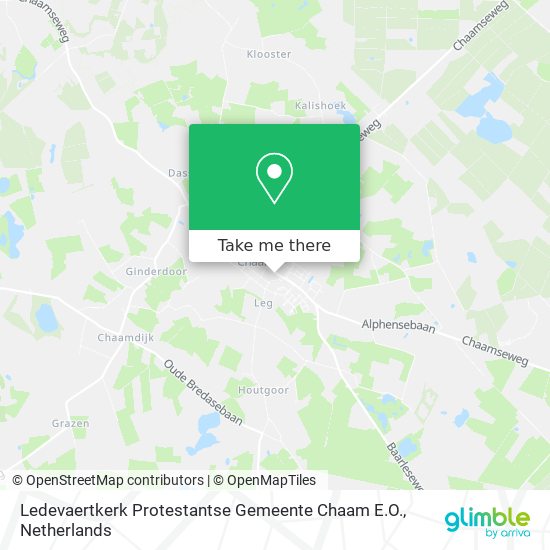 Ledevaertkerk Protestantse Gemeente Chaam E.O. map