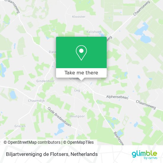 Biljartvereniging de Flotsers Karte