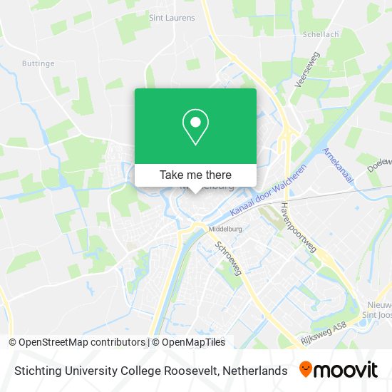 Stichting University College Roosevelt Karte