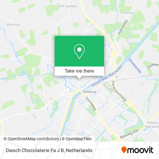 Diesch Chocolaterie Fa J B map