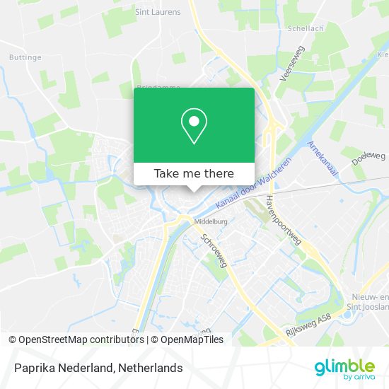 Paprika Nederland map