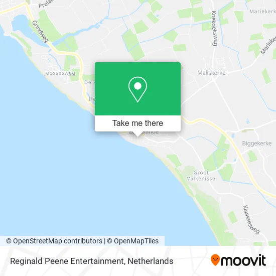 Reginald Peene Entertainment map