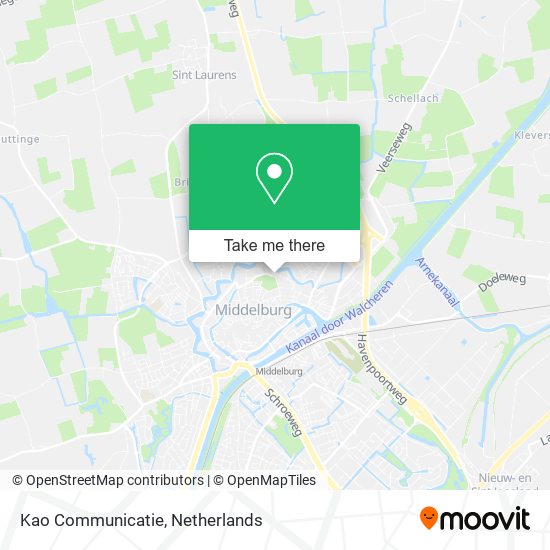 Kao Communicatie map