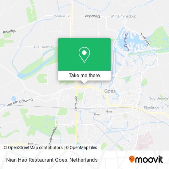 Nian Hao Restaurant Goes map