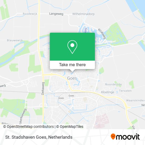 St. Stadshaven Goes map