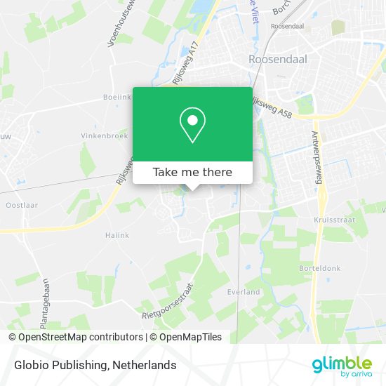 Globio Publishing map