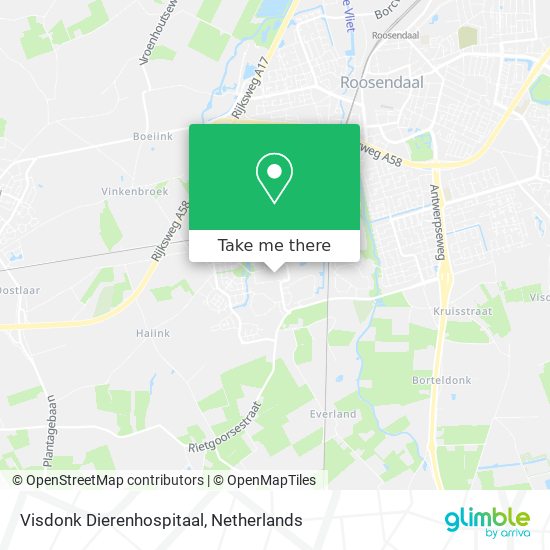 Visdonk Dierenhospitaal map