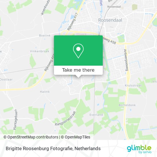 Brigitte Roosenburg Fotografie map