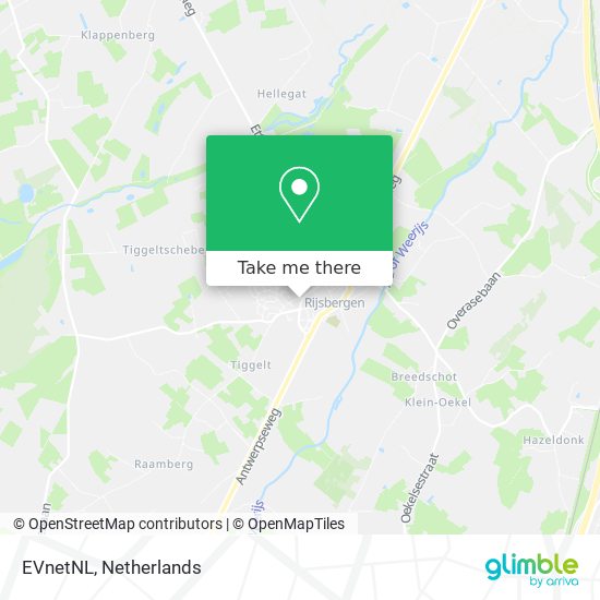 EVnetNL map