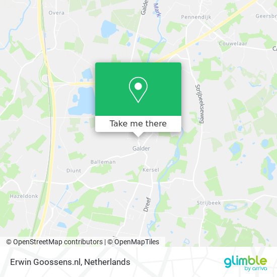 Erwin Goossens.nl map