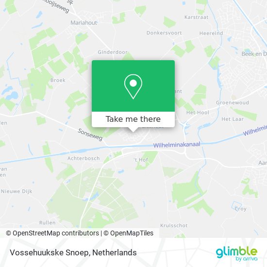 Vossehuukske Snoep map