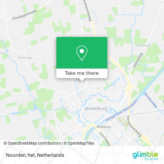 Noorden, het map