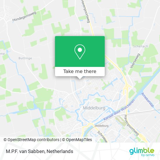 M.P.F. van Sabben map