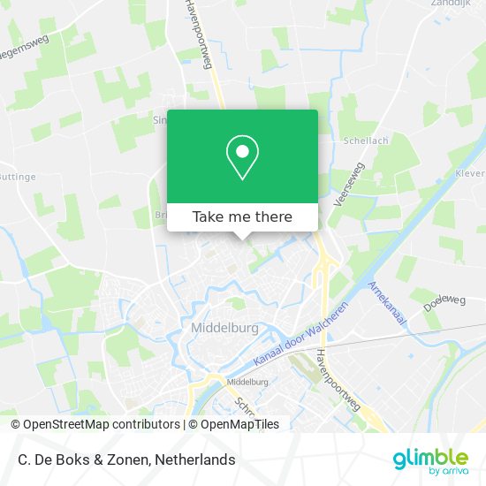 C. De Boks & Zonen map
