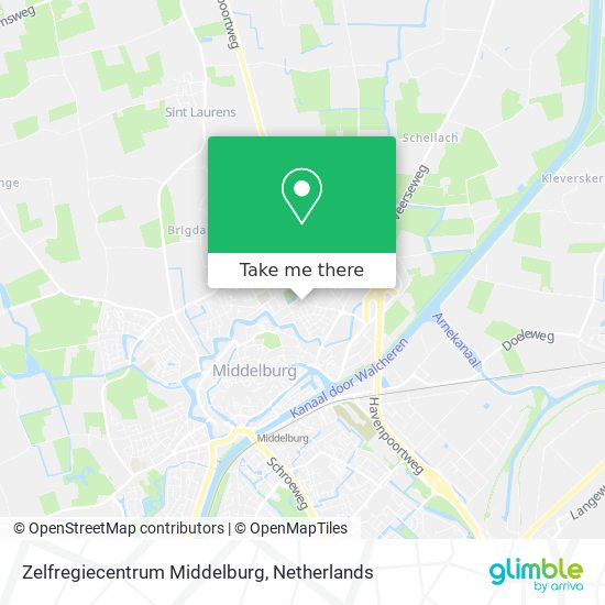 Zelfregiecentrum Middelburg Karte