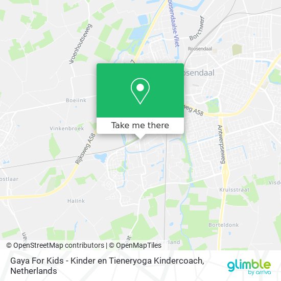 Gaya For Kids - Kinder en Tieneryoga Kindercoach map