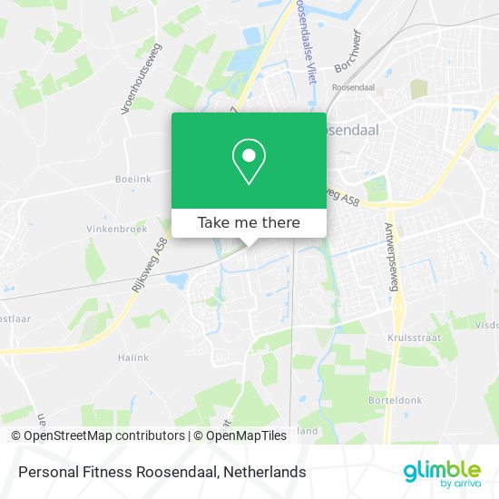 Personal Fitness Roosendaal Karte