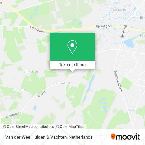 Van der Wee Huiden & Vachten map