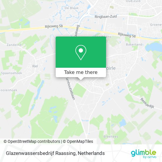 Glazenwassersbedrijf Raassing map