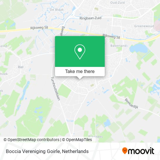 Boccia Vereniging Goirle map