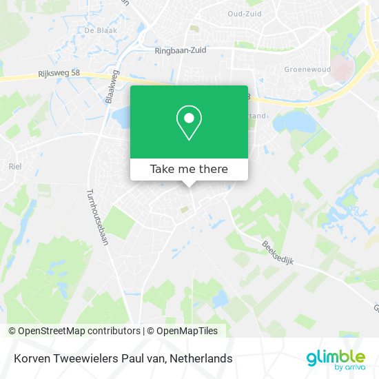 Korven Tweewielers Paul van map