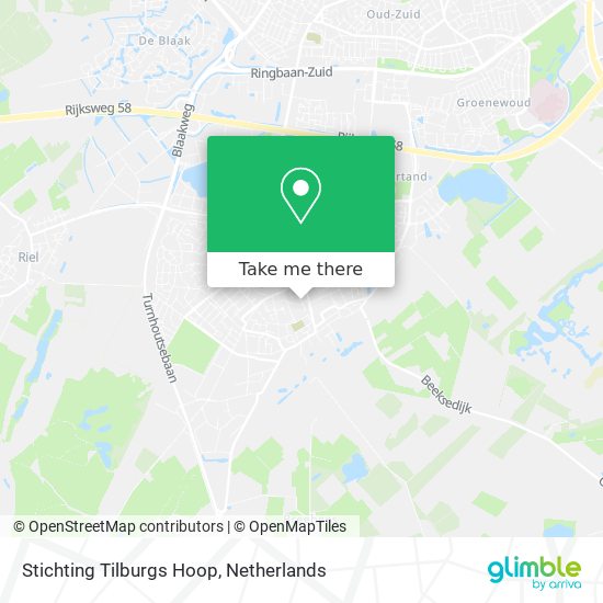 Stichting Tilburgs Hoop map