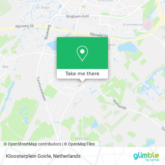 Kloosterplein Goirle Karte