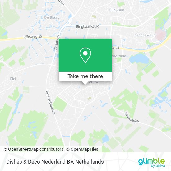 Dishes & Deco Nederland BV map