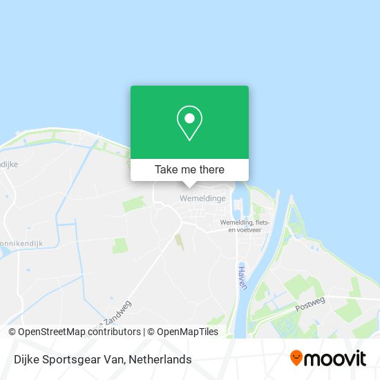 Dijke Sportsgear Van map