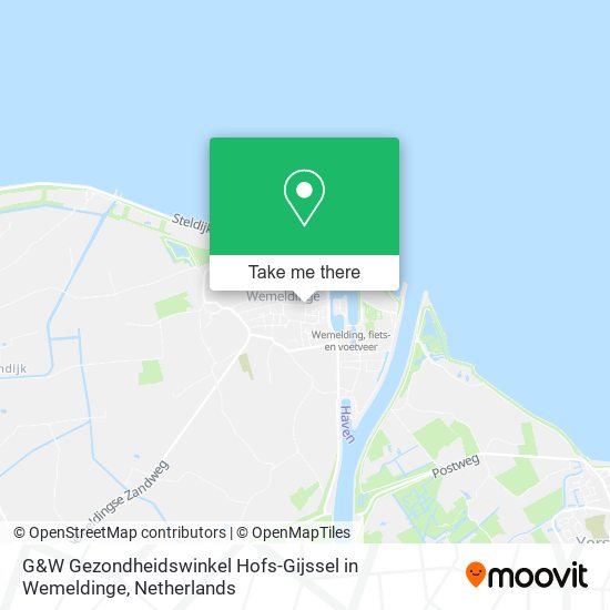 G&W Gezondheidswinkel Hofs-Gijssel in Wemeldinge Karte
