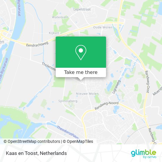 Kaas en Toost map