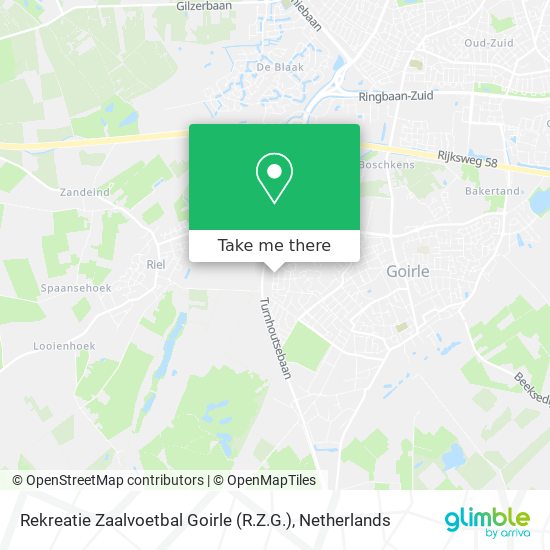 Rekreatie Zaalvoetbal Goirle (R.Z.G.) Karte