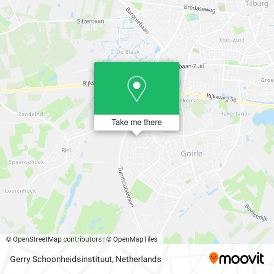 Gerry Schoonheidsinstituut map